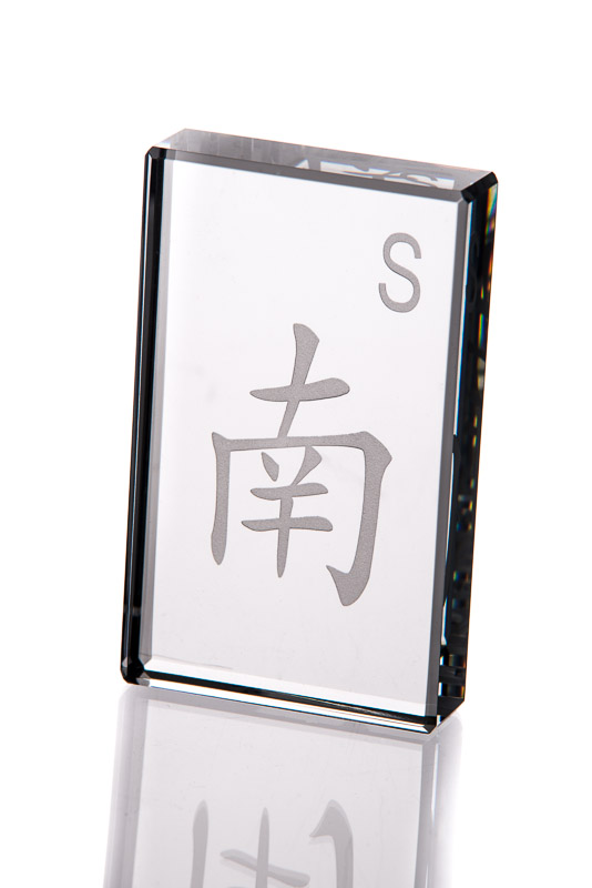 Mahjong Crystal Paper Weight
